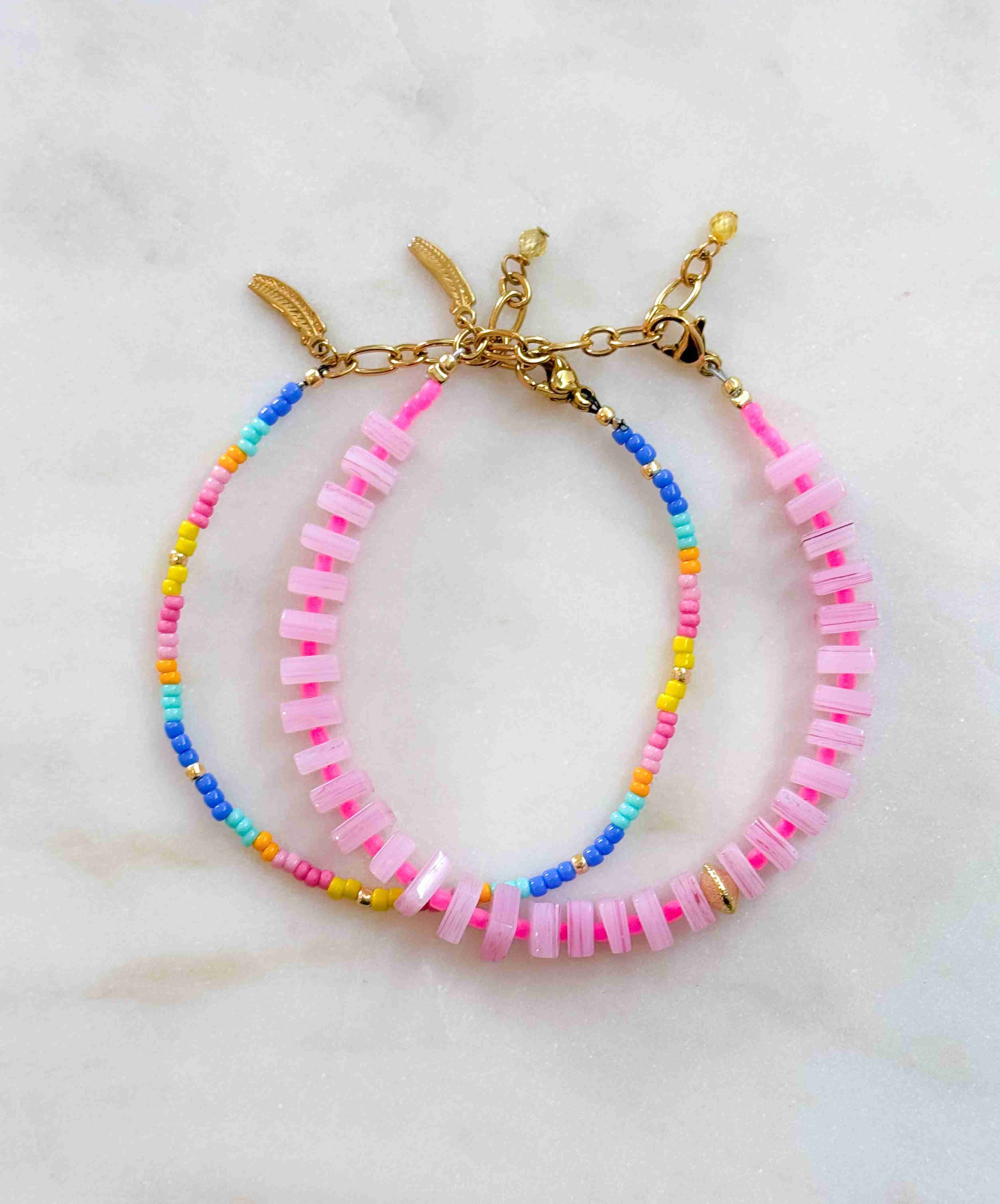 Riviera Pink Bracelet