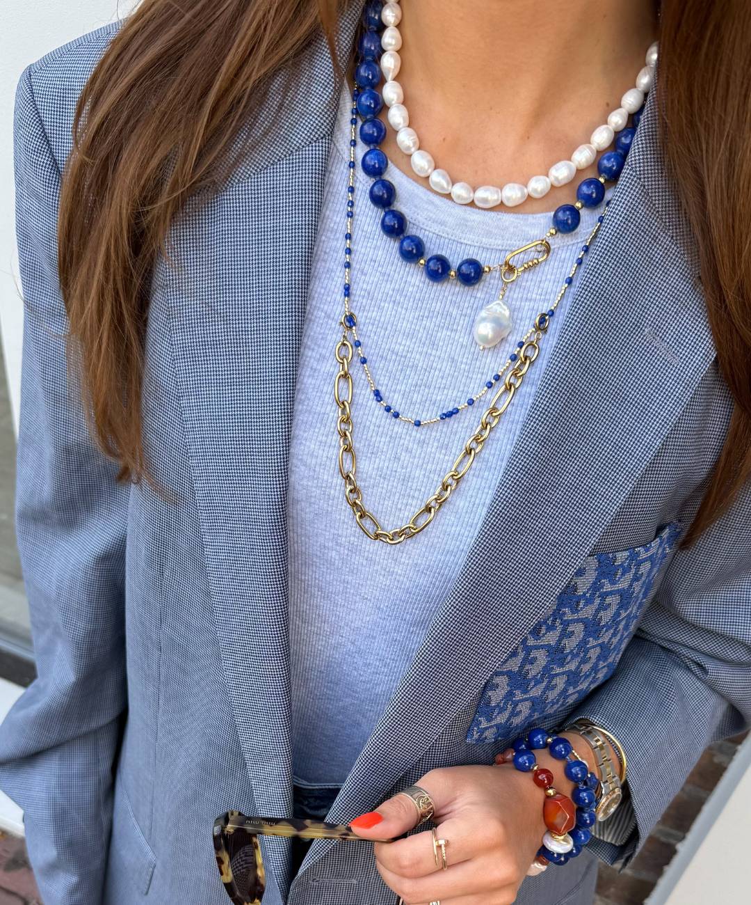 Cloudy Pearl Necklace
