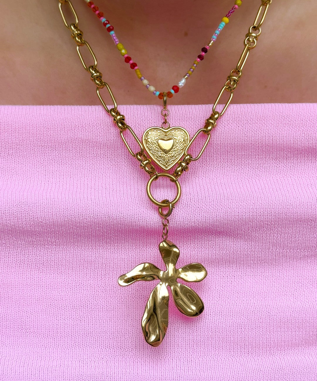 Heritage Heart Big Charm