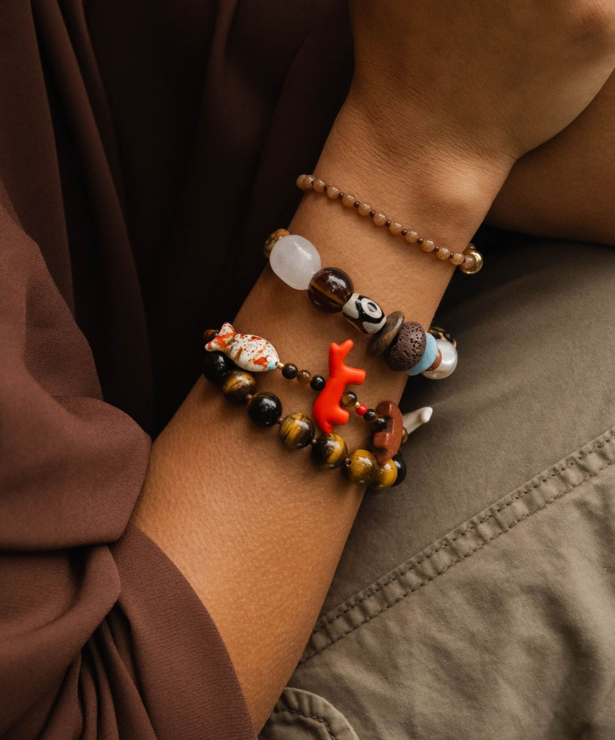 Brown Toffee Armband