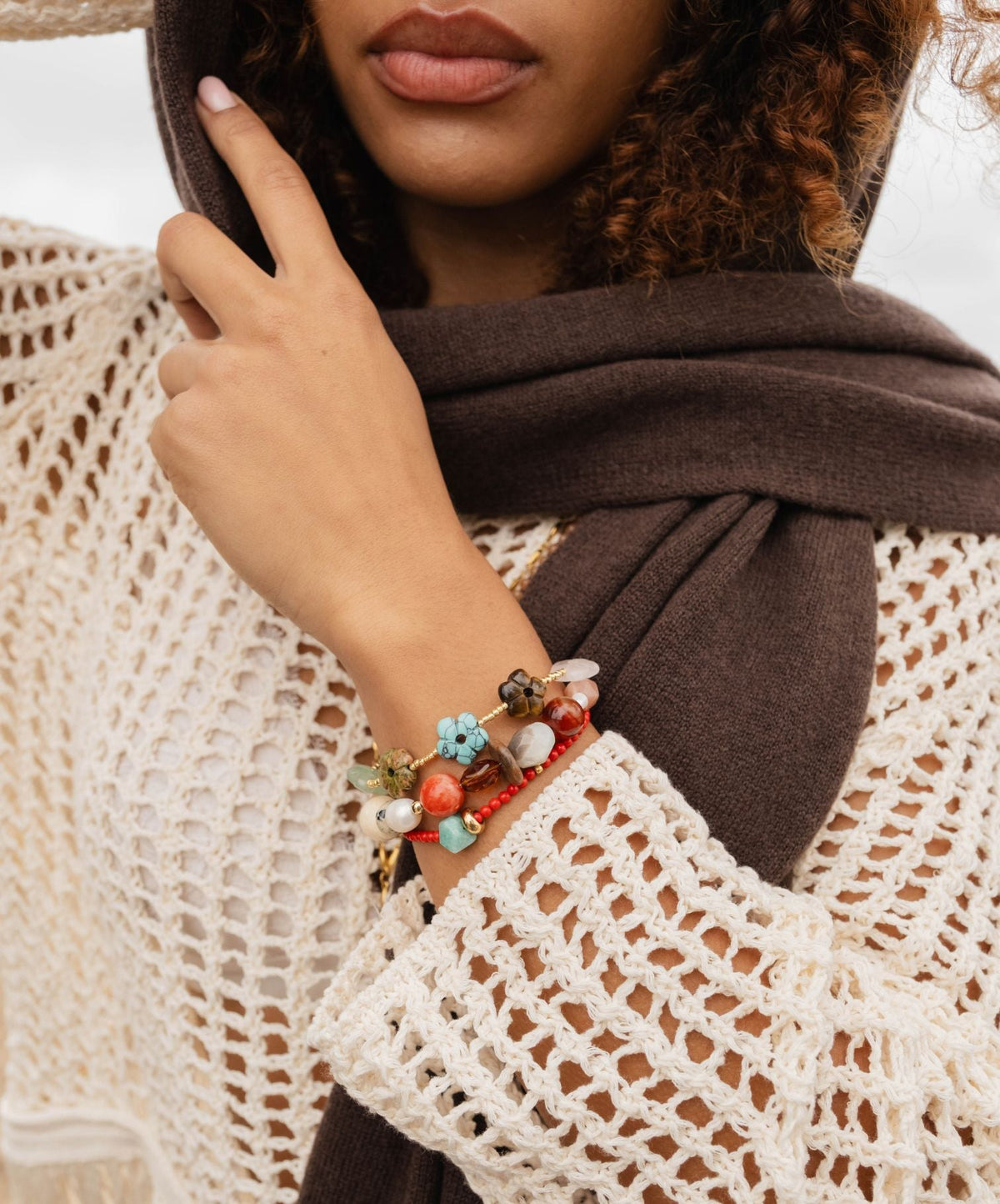 Heart On Fire Armband