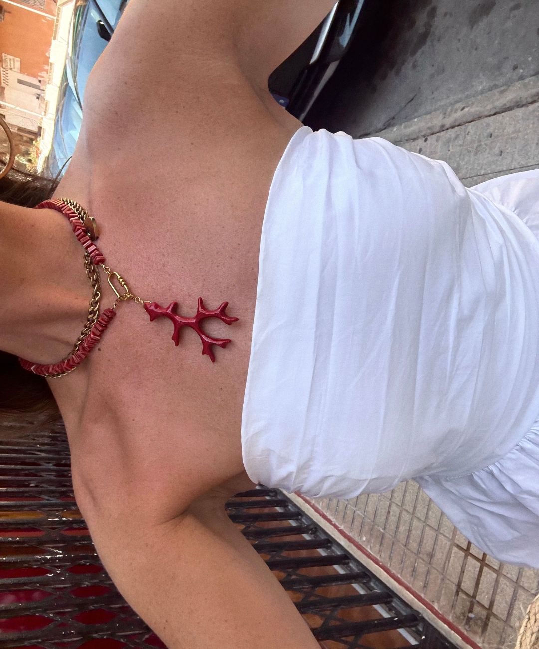Riviera Red Necklace