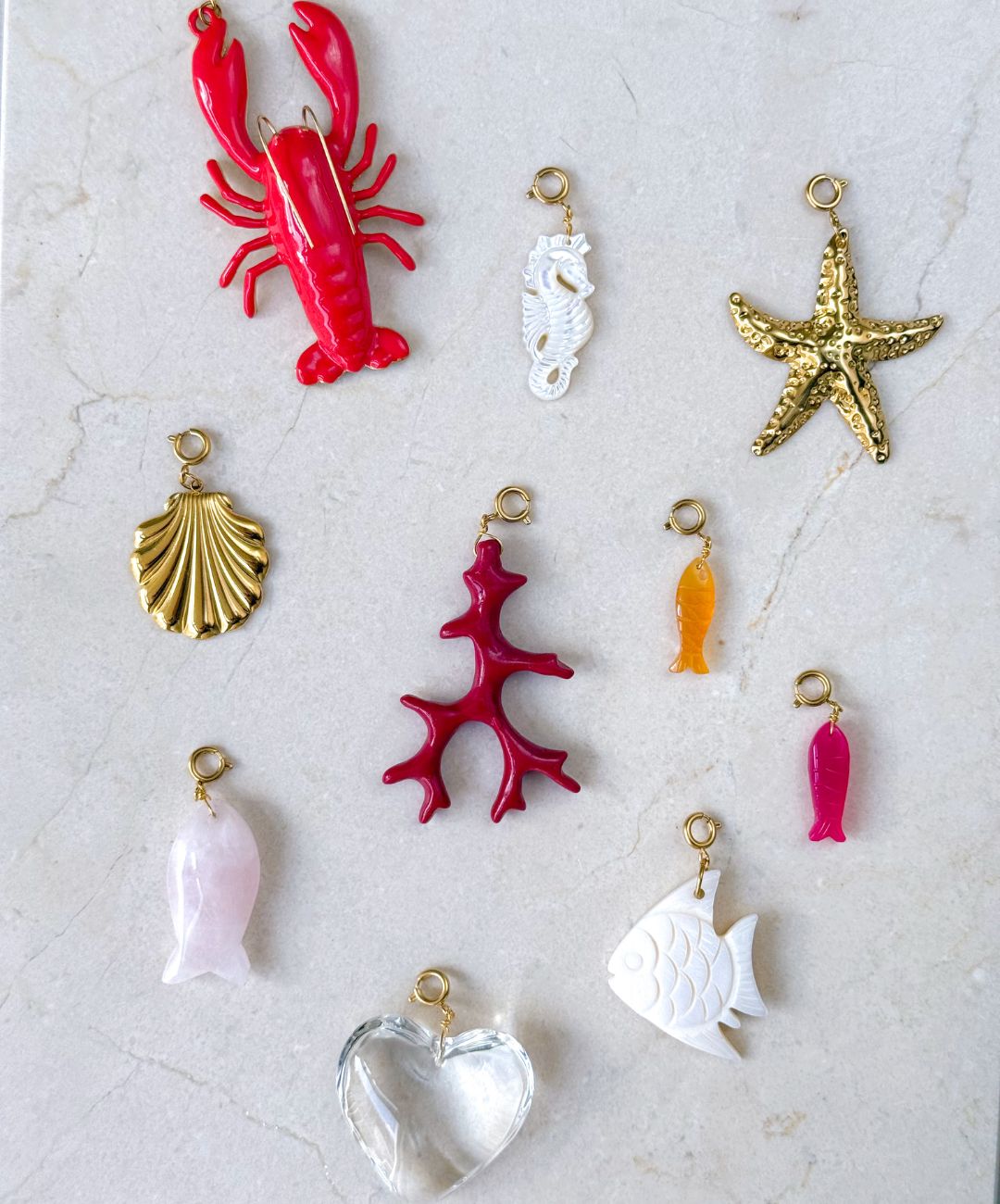 Orange Pesca Charm