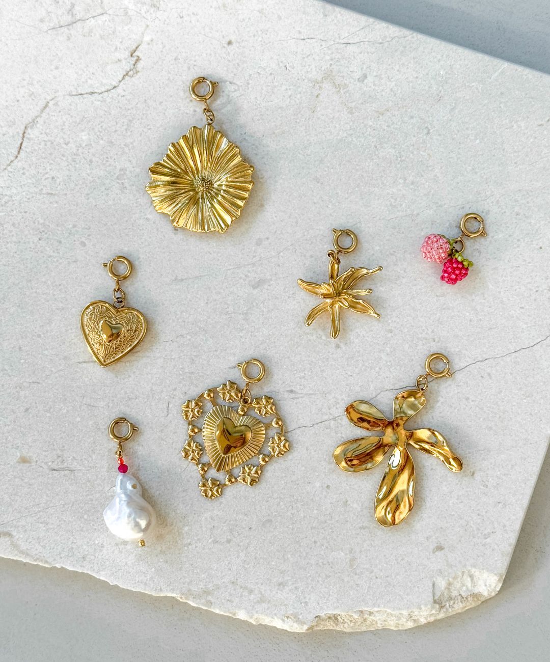Renaissance Heart Charm