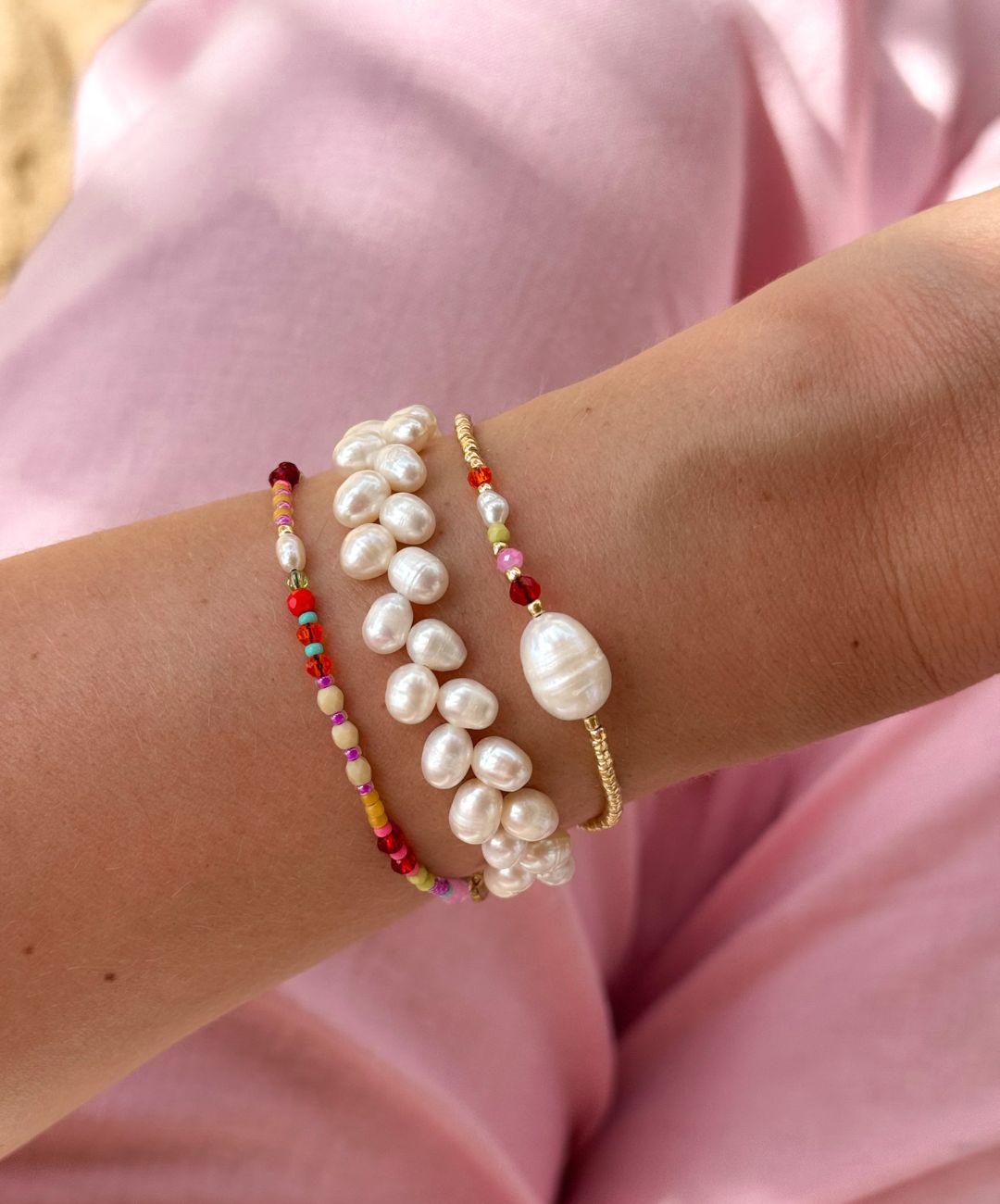 Pearl Petal Bracelet
