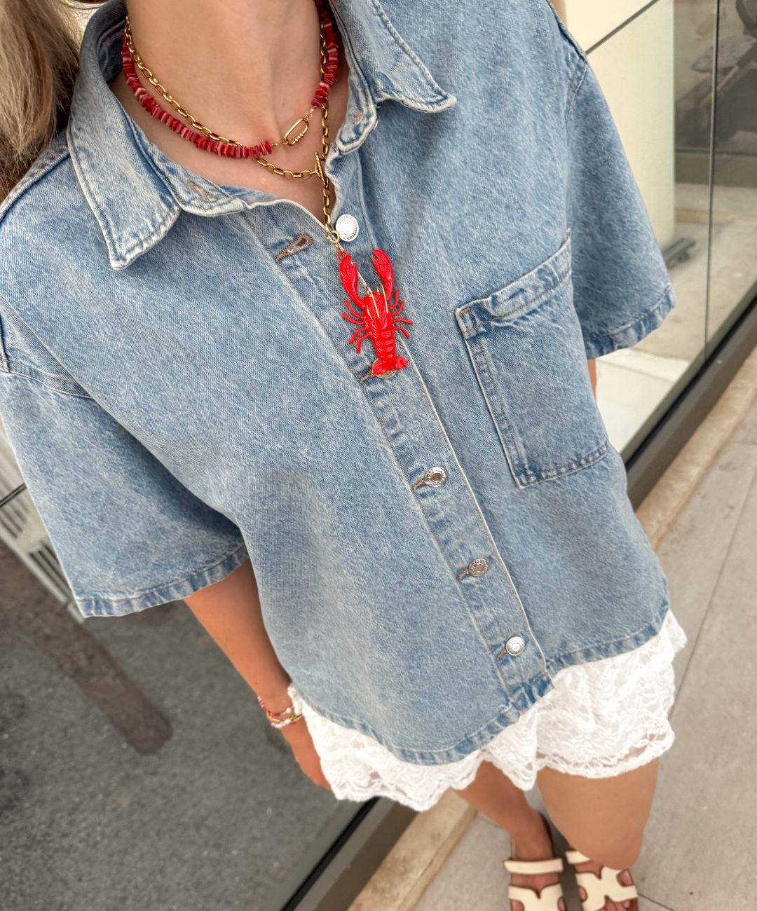 Riviera Red Necklace
