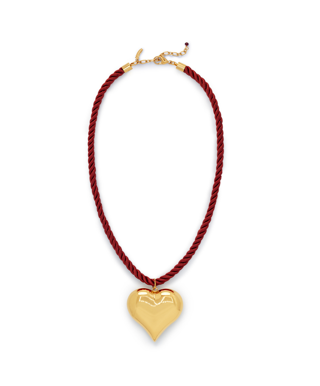 Twist of Love Necklace Red