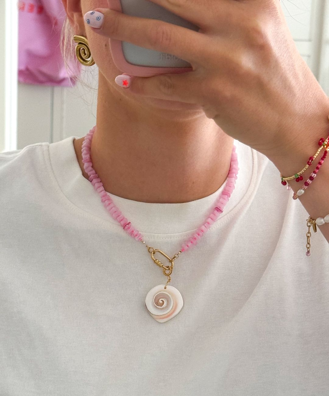 Riviera Pink Necklace