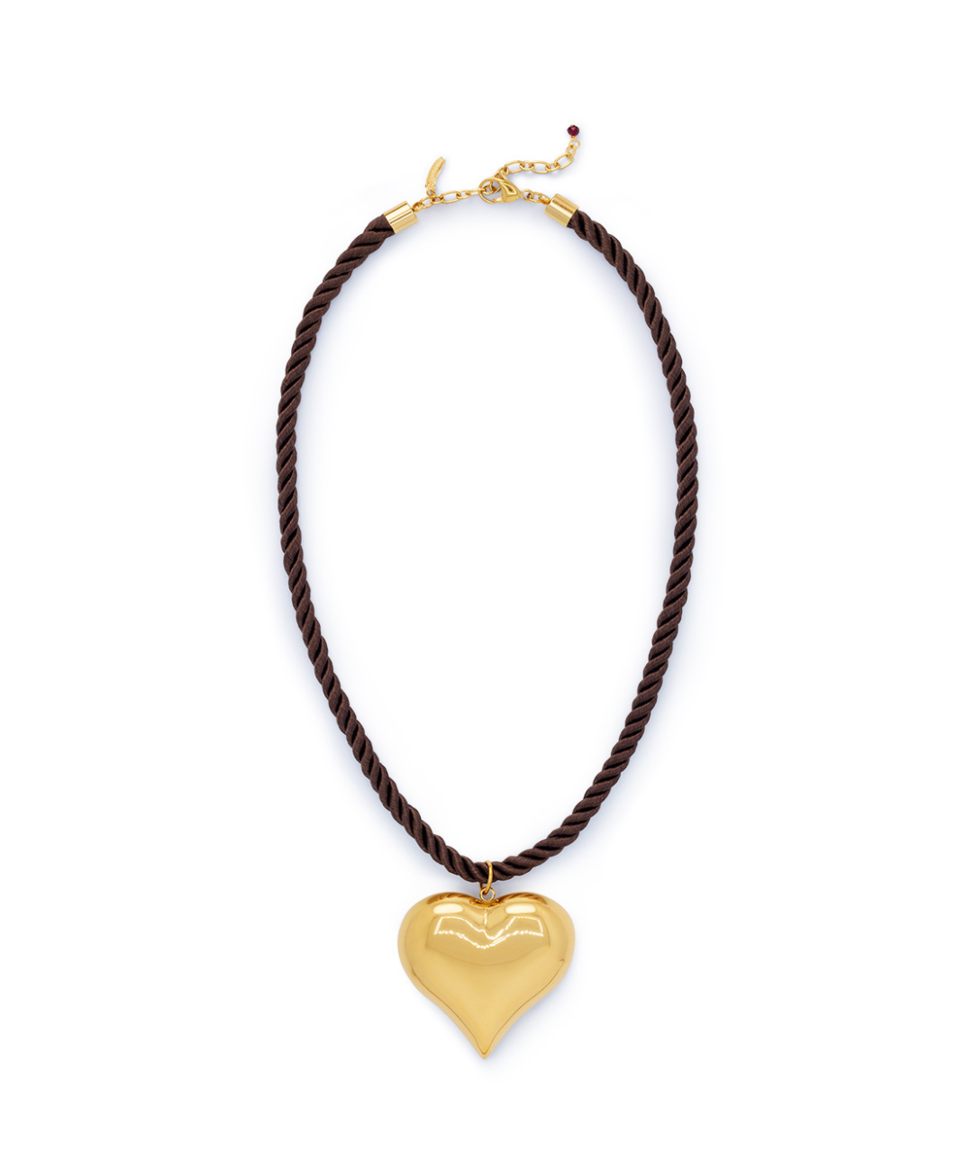 Twist of Love Necklace Brown