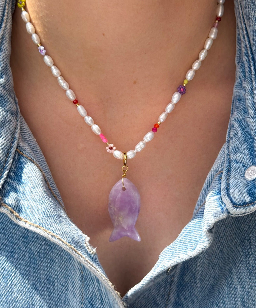 Daisy Drop Necklace