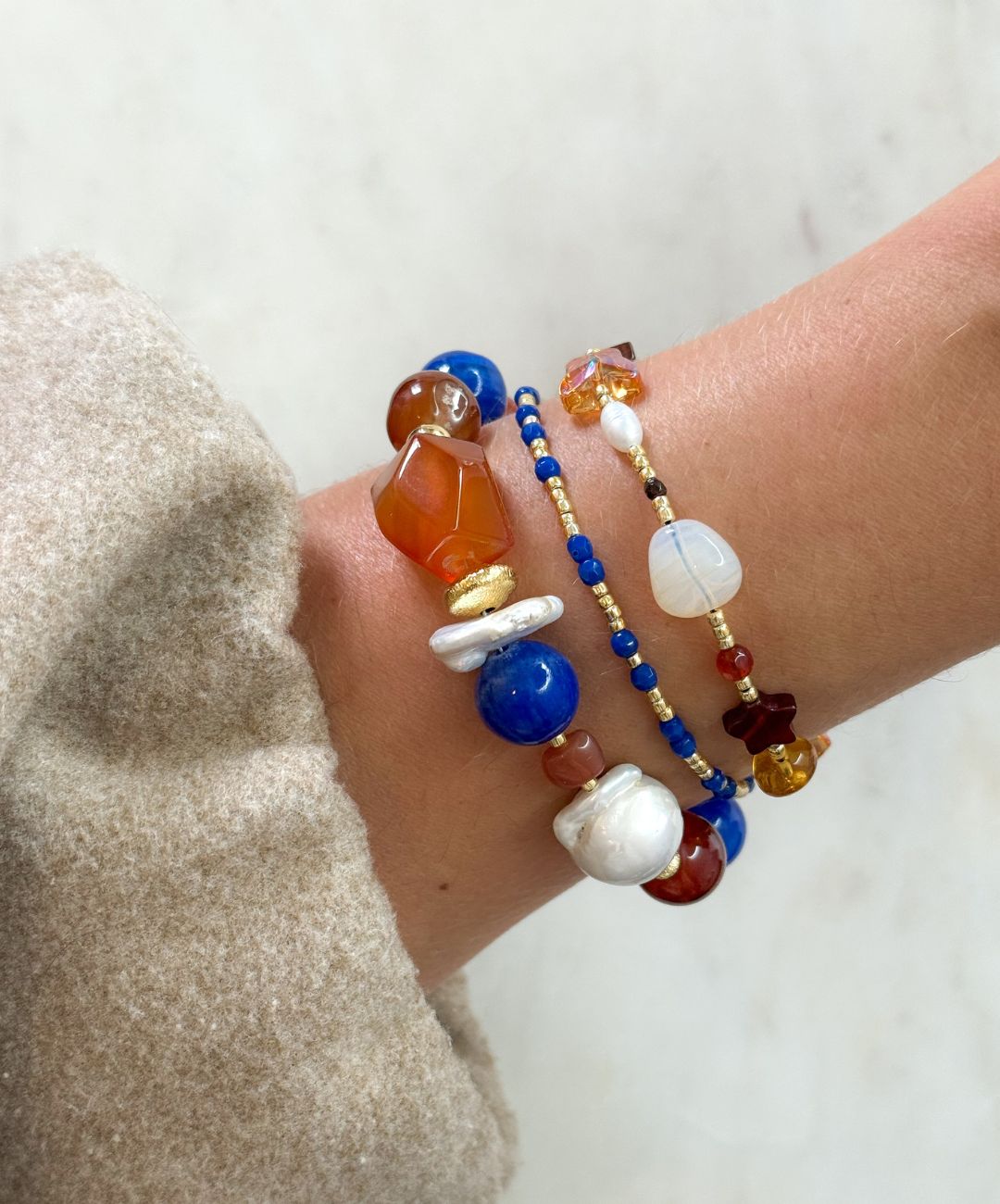 Halo Bracelet Blue