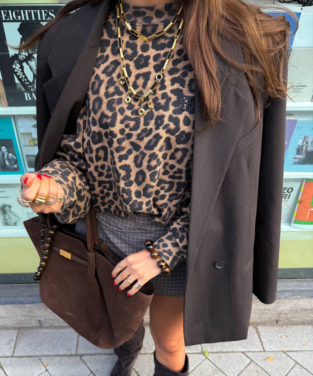 Grote bollen kralen armband