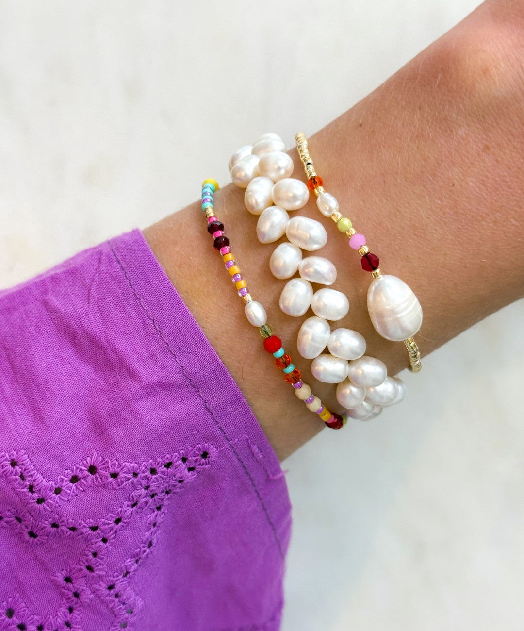 Pearl Petal Bracelet