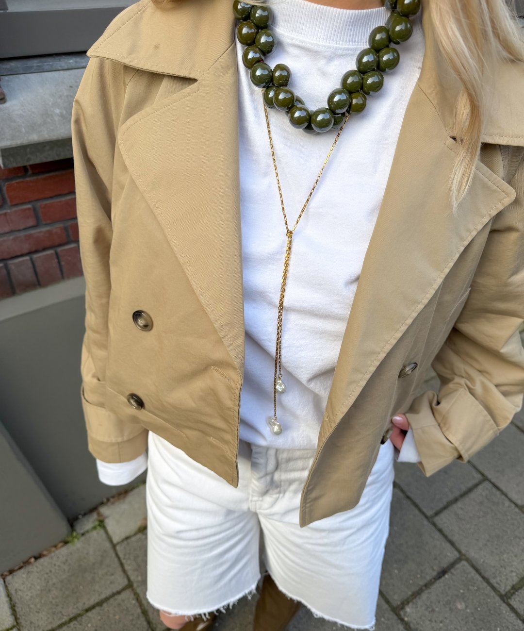 Olive Drop Ketting