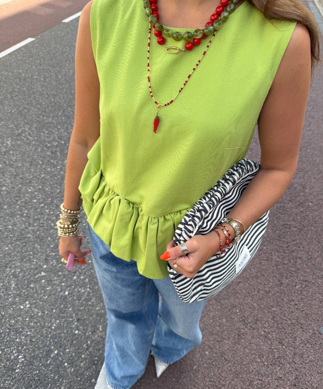 Red Bold Necklace