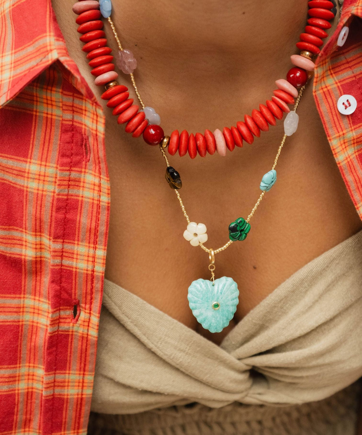 Turquoise Heart Bedel