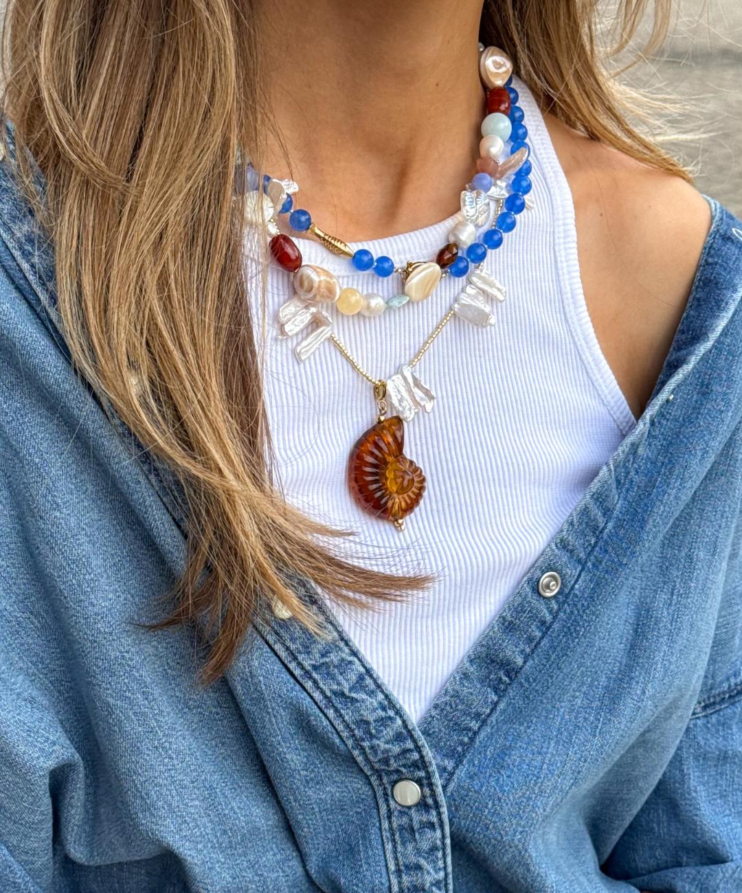 Cobalt Fin Ketting