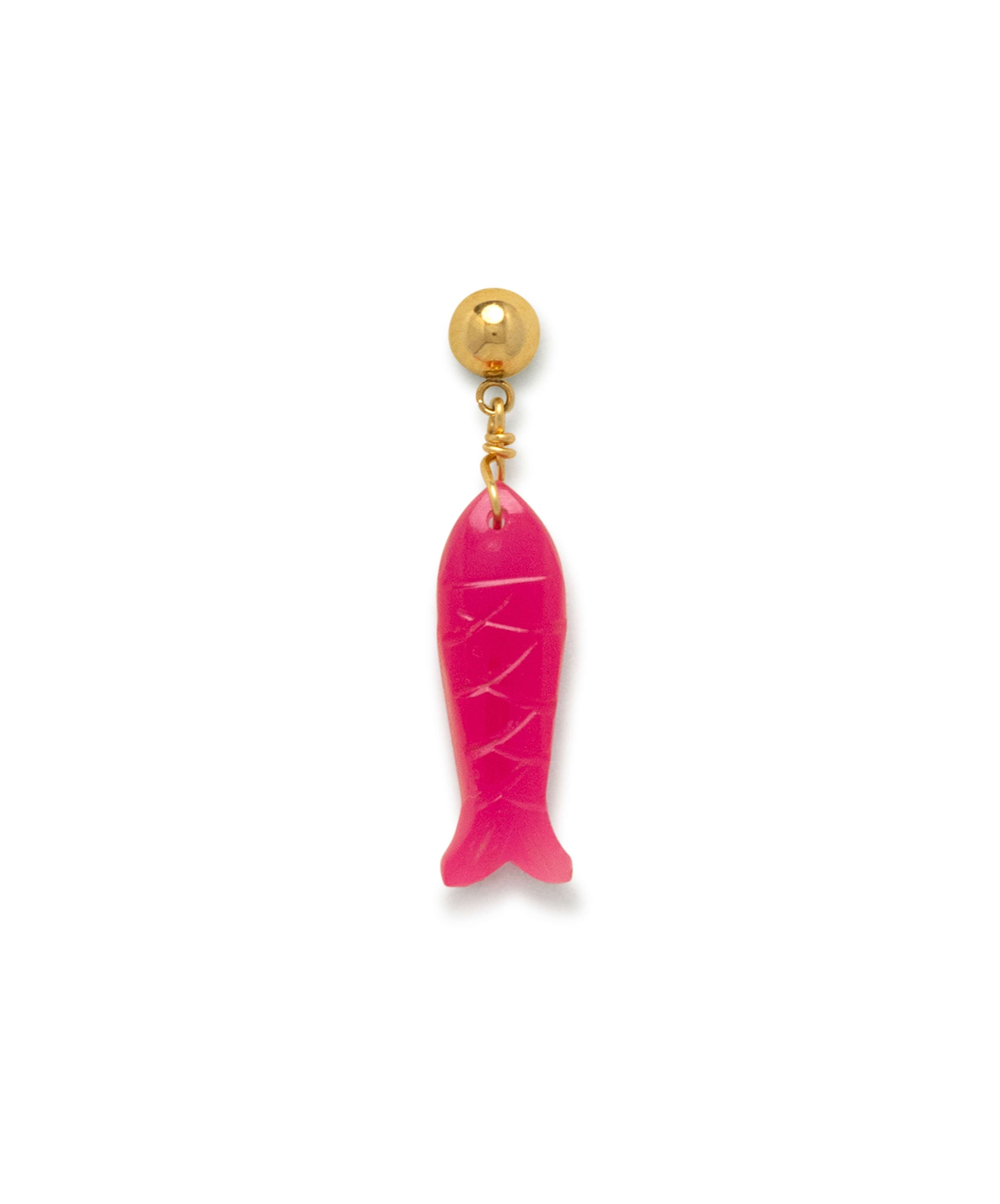 Pesca Earring Pink (1 piece)
