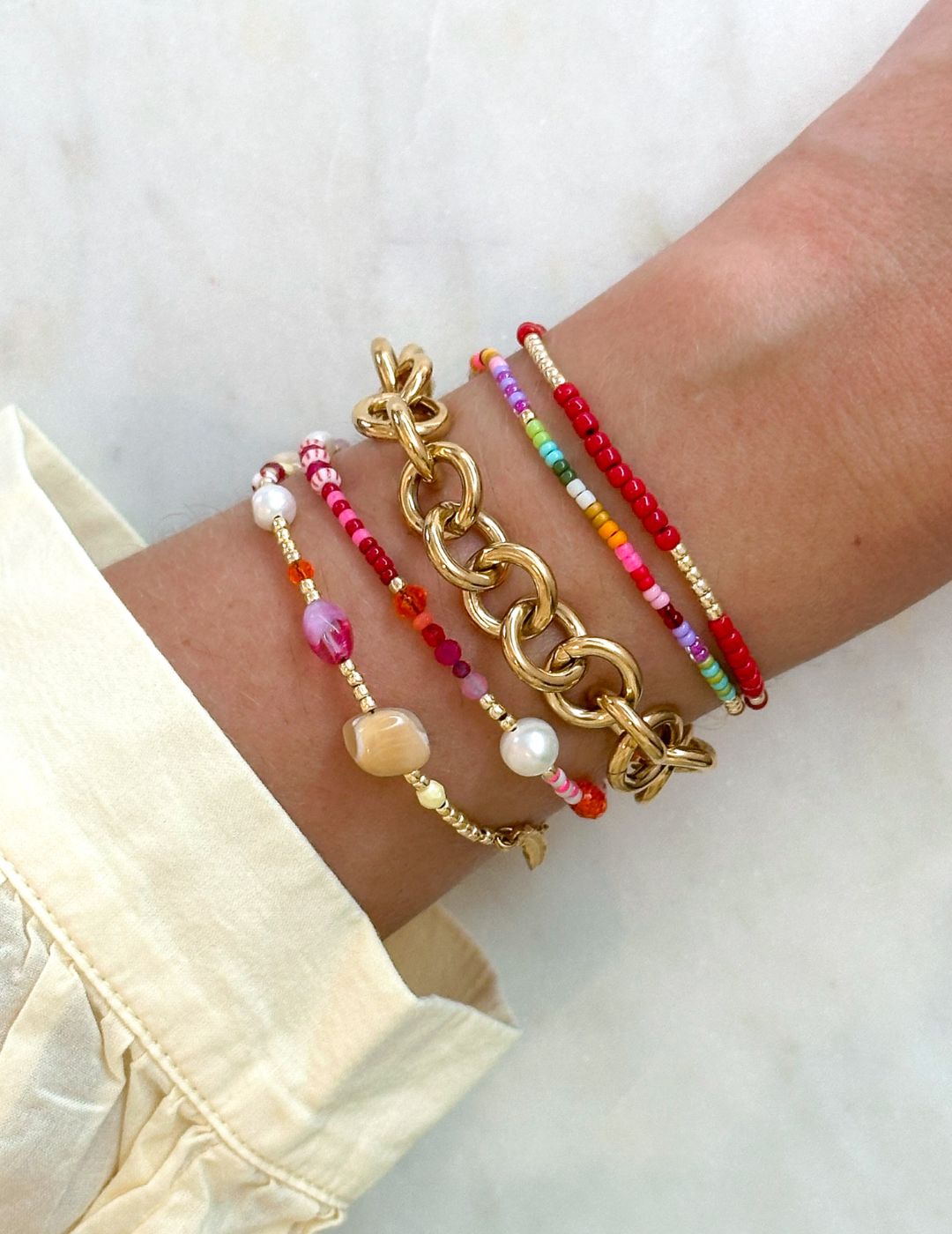 Hula Bracelet Red