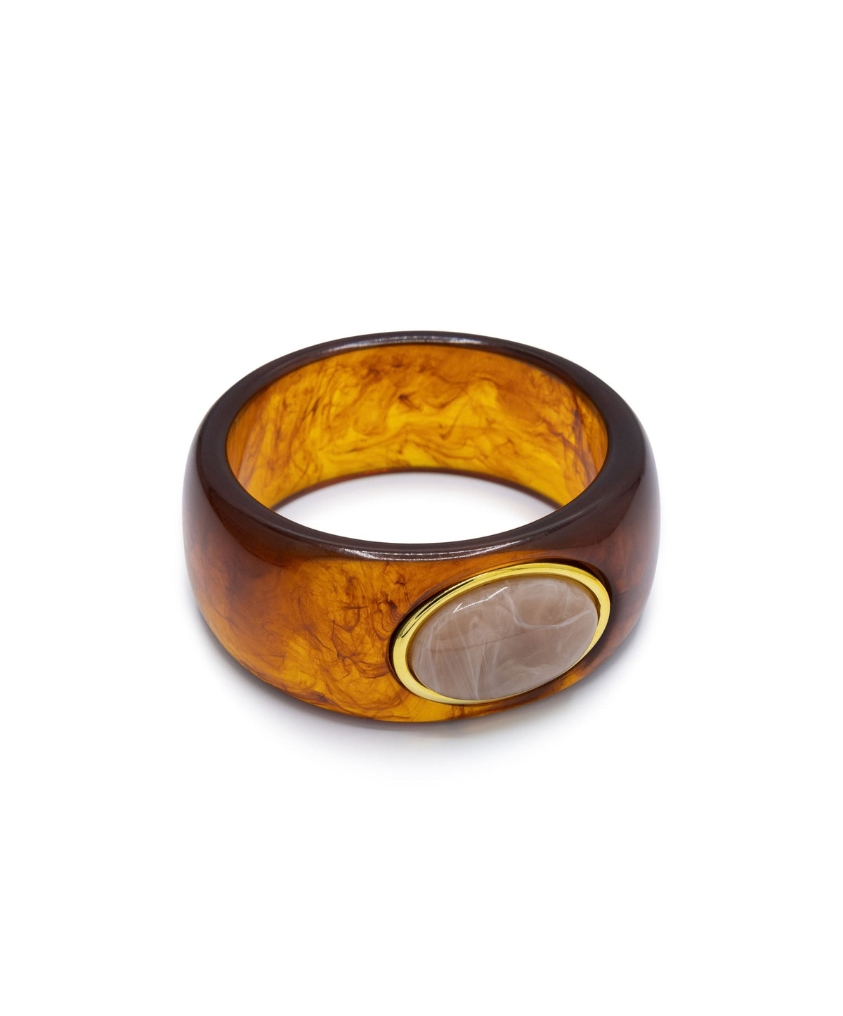 Brown Stone Bangle