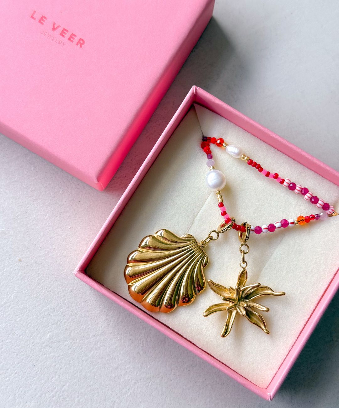 Golden Scallop Charm