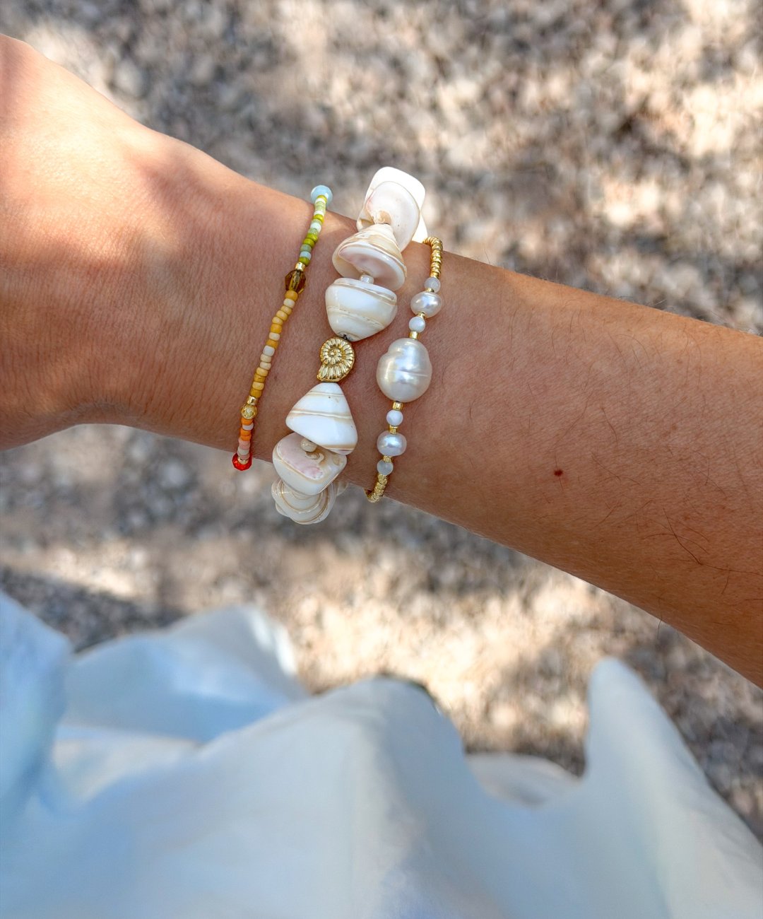 Salty Shell Armband