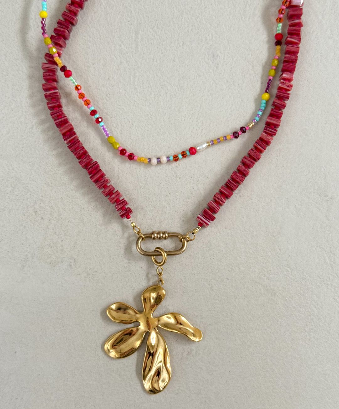 Riviera Red Necklace