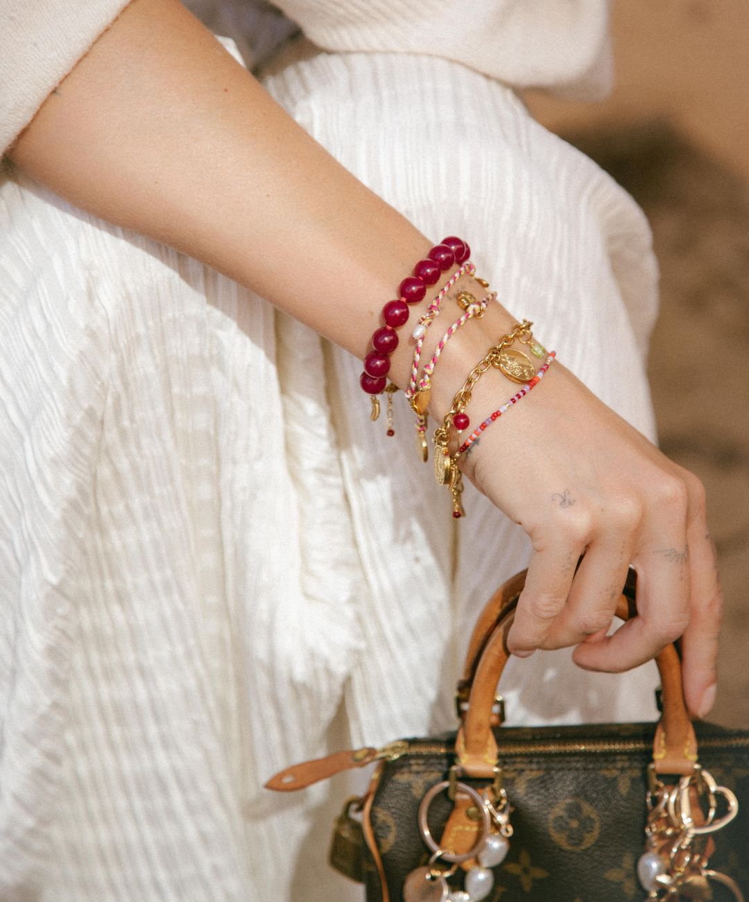 PRE-ORDER: Cerise Chic Bracelet