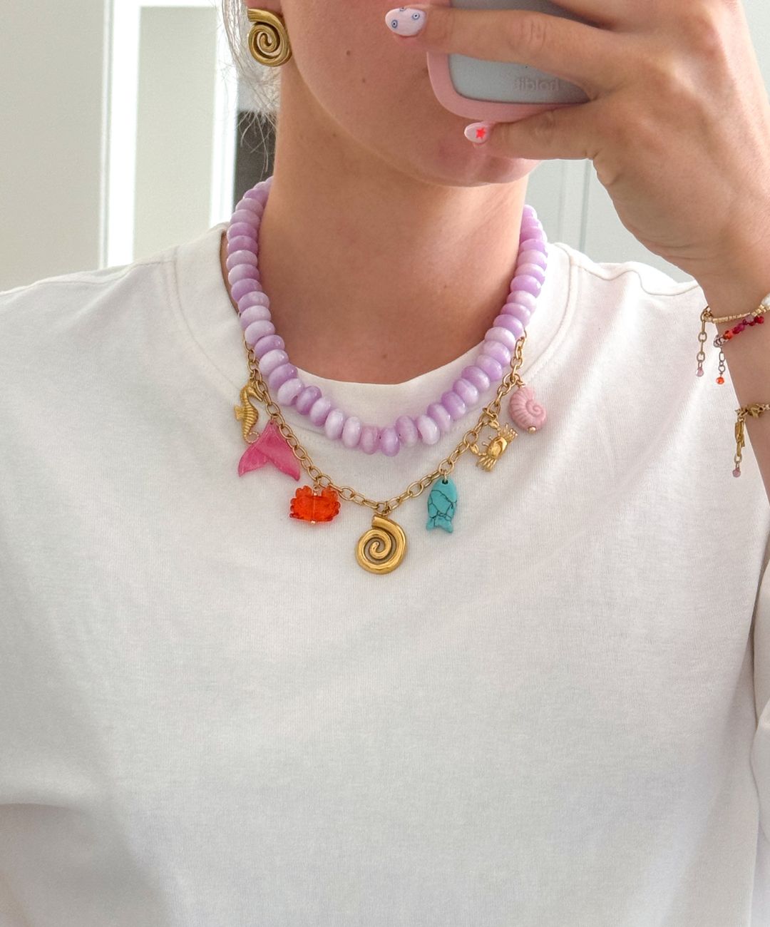 Lilac Capri Necklace