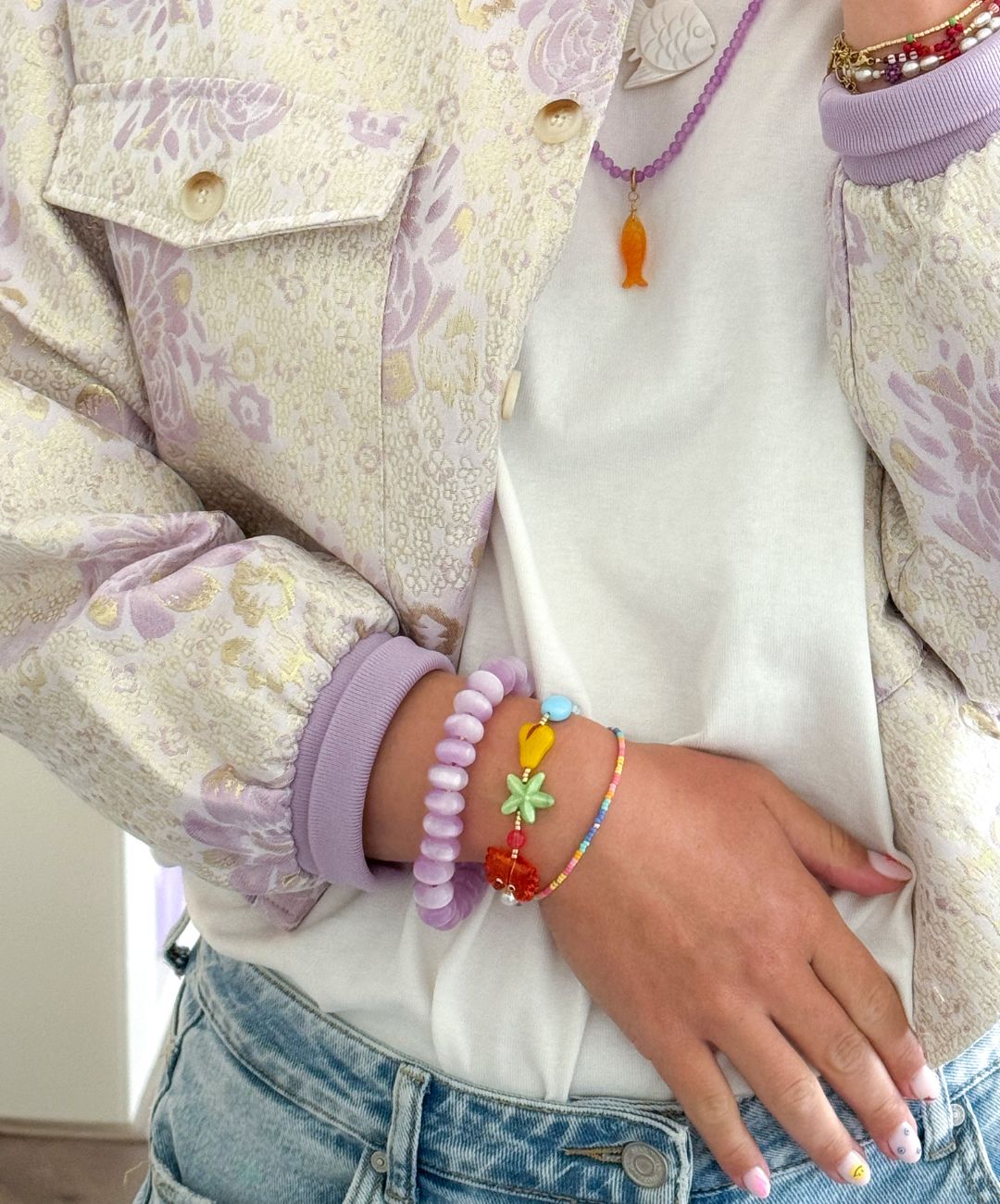 Lilac Capri Bracelet