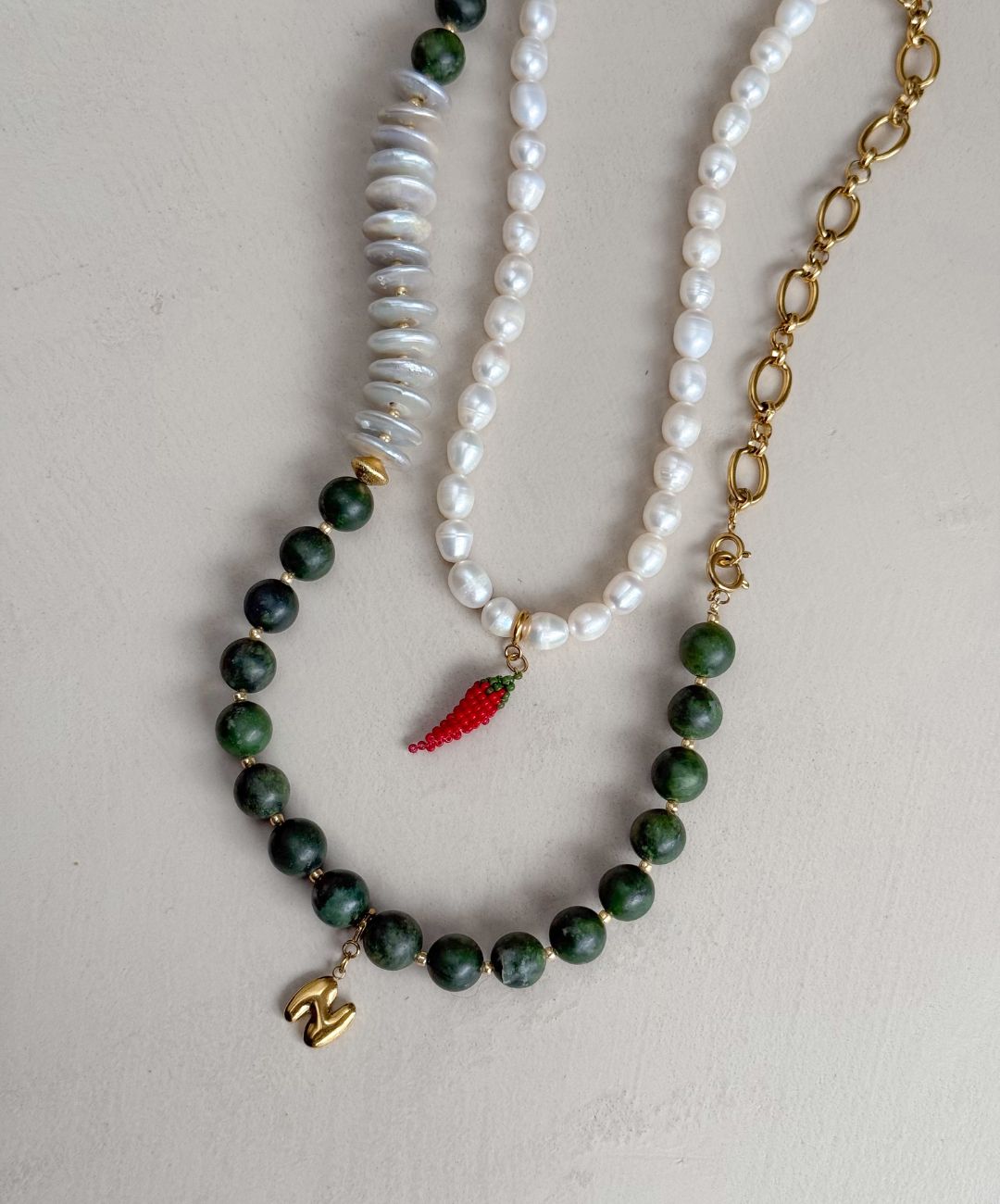 Cloudy Pearl Necklace