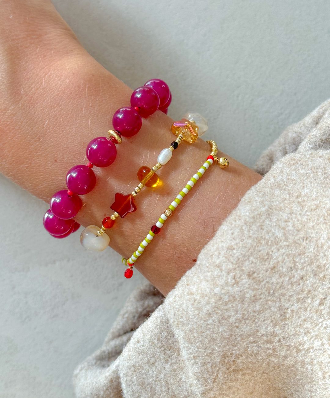 PRE-ORDER: Cerise Chic Bracelet