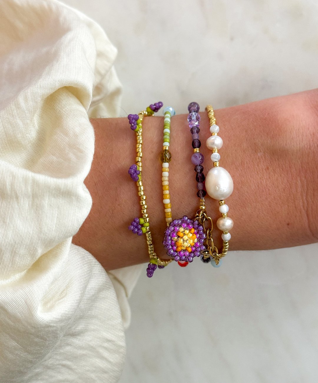 Milky Pearl Armband
