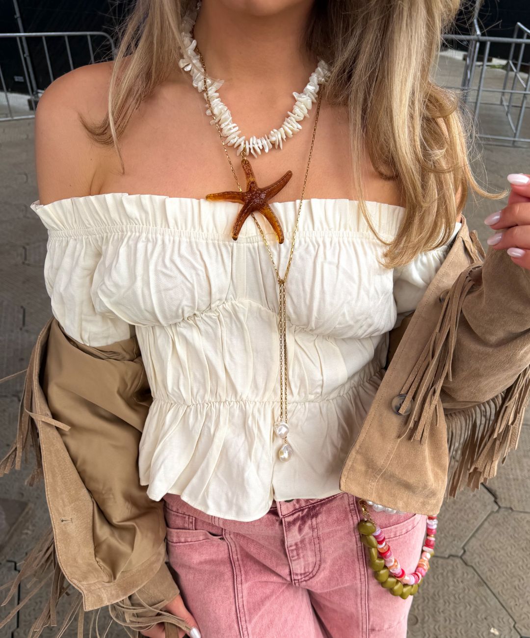 Twin Pearl Ketting