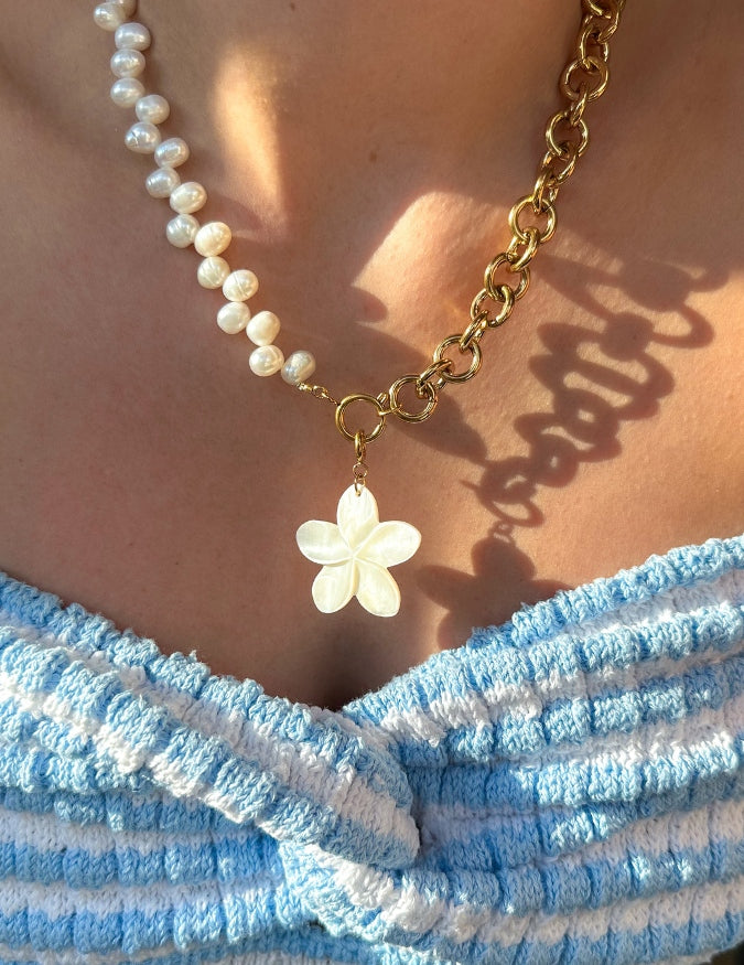 Shell Flower Charm