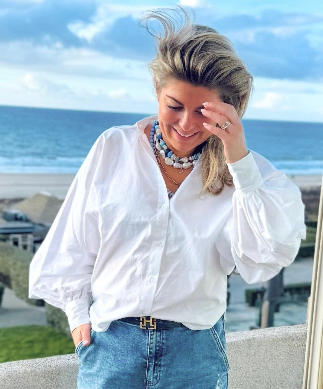 Living Root Necklace Blue