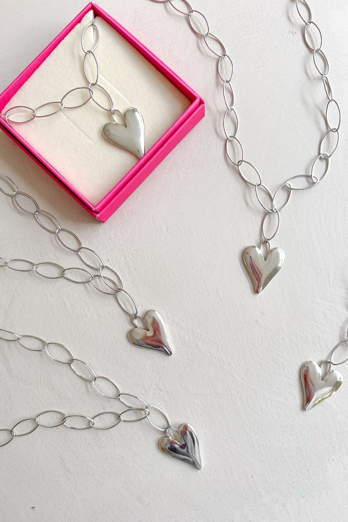 Je T'Aime Necklace Silver