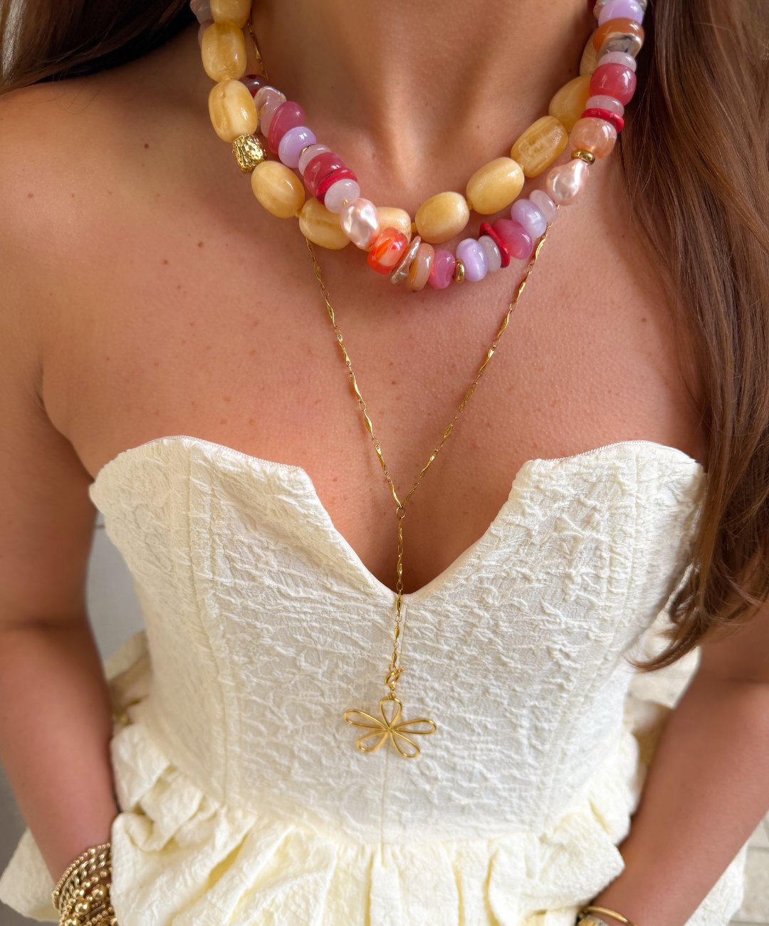 Living Root Ketting Pink