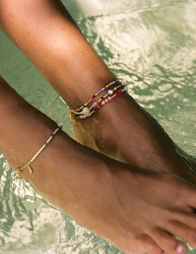 Hawaiian Sunset Anklet