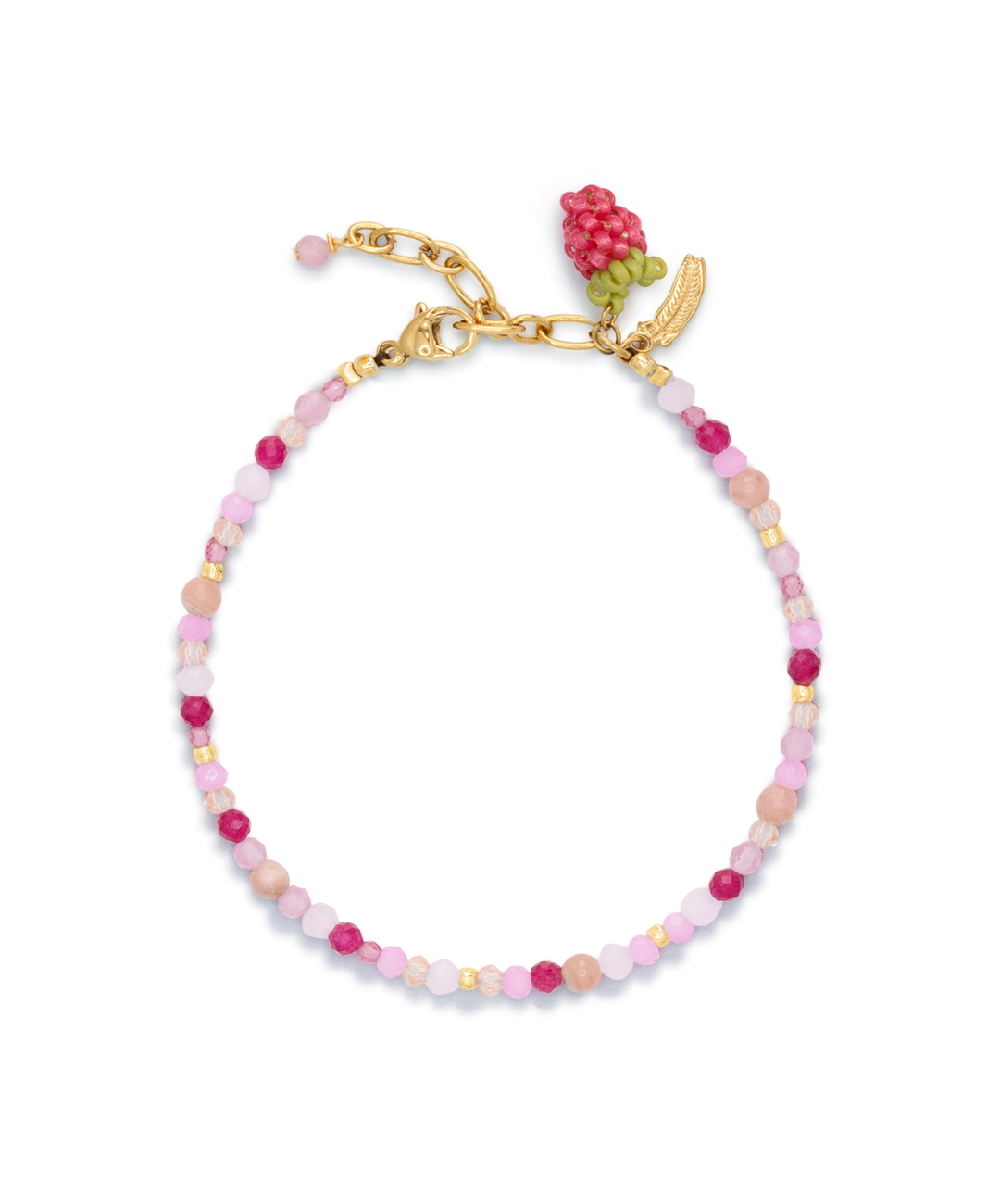 Raspberry Rose Bracelet