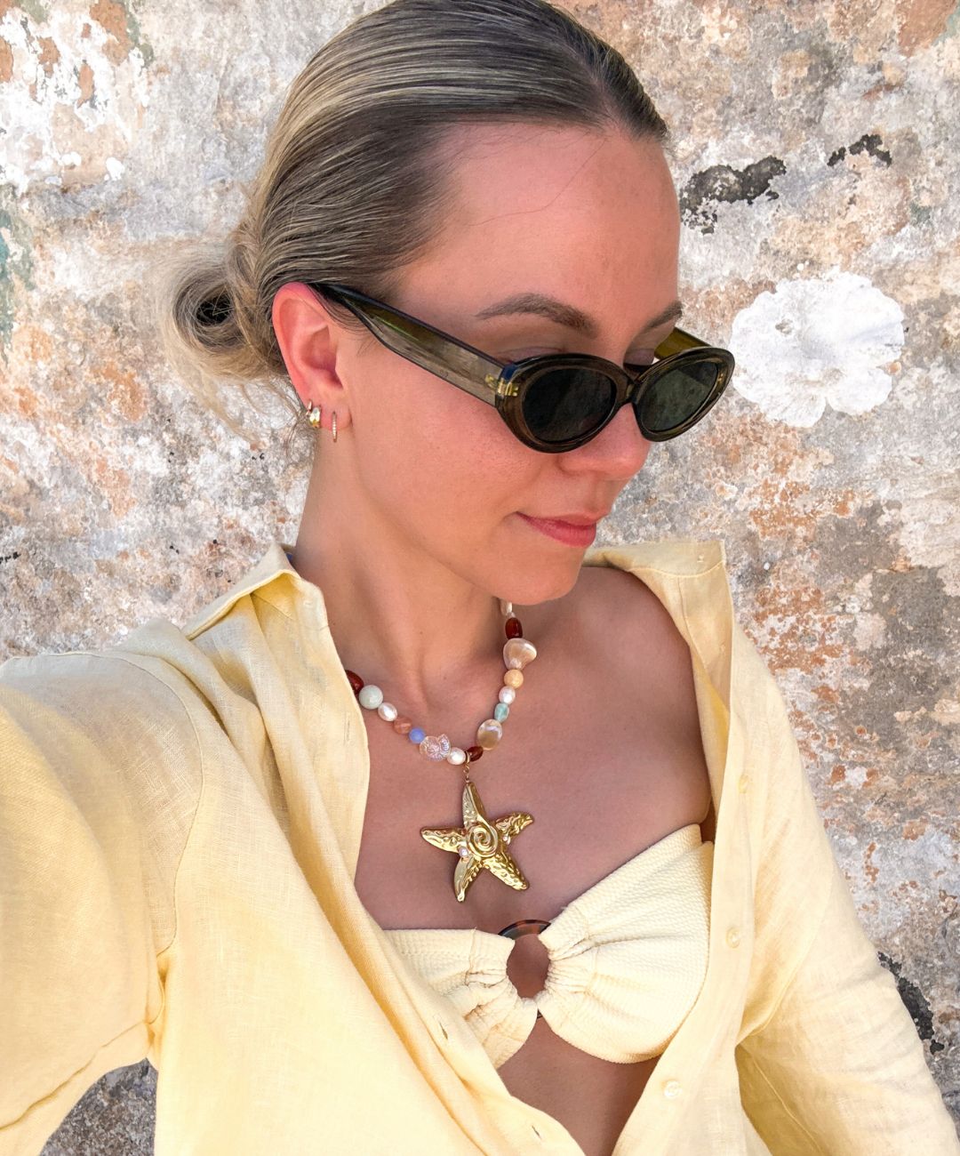 Oversized Golden Seastar Bedel
