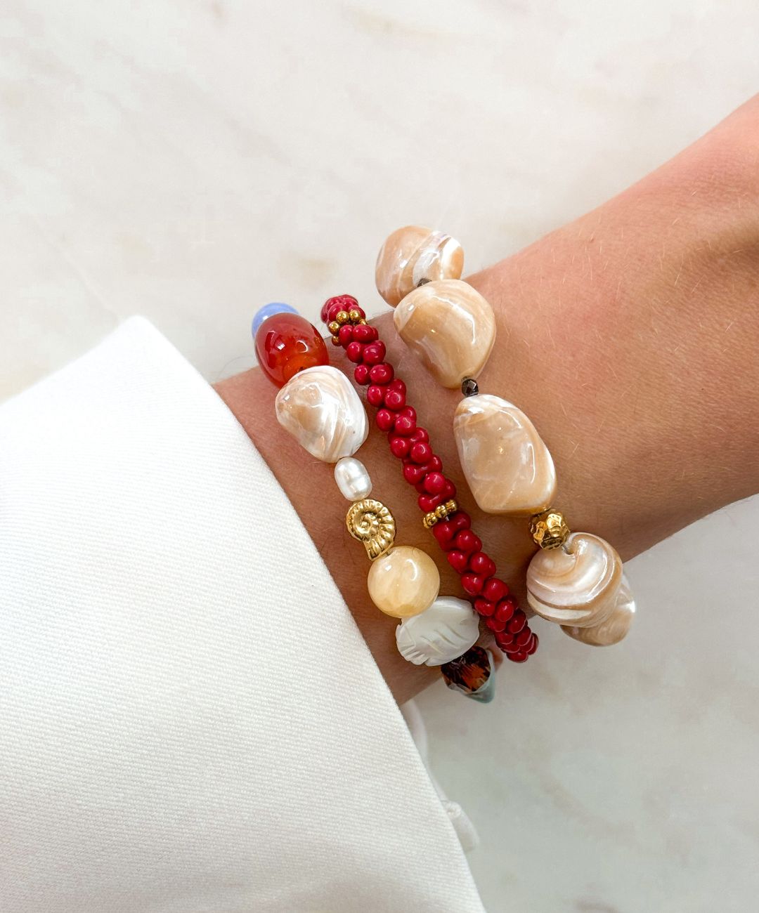 Coral Tide Armband