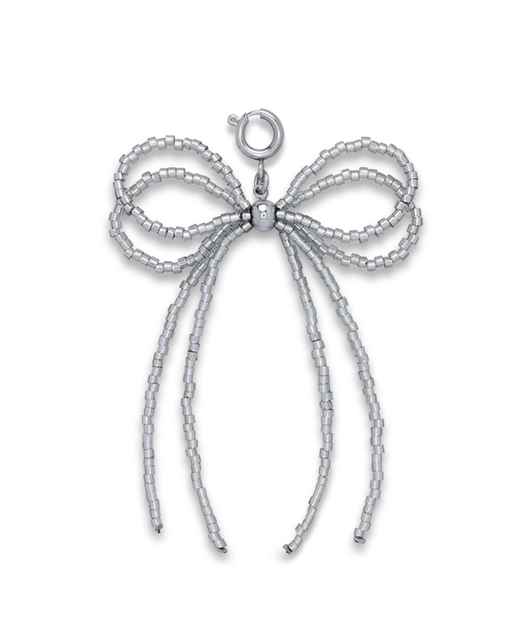 Bows of Joy Charm Silver