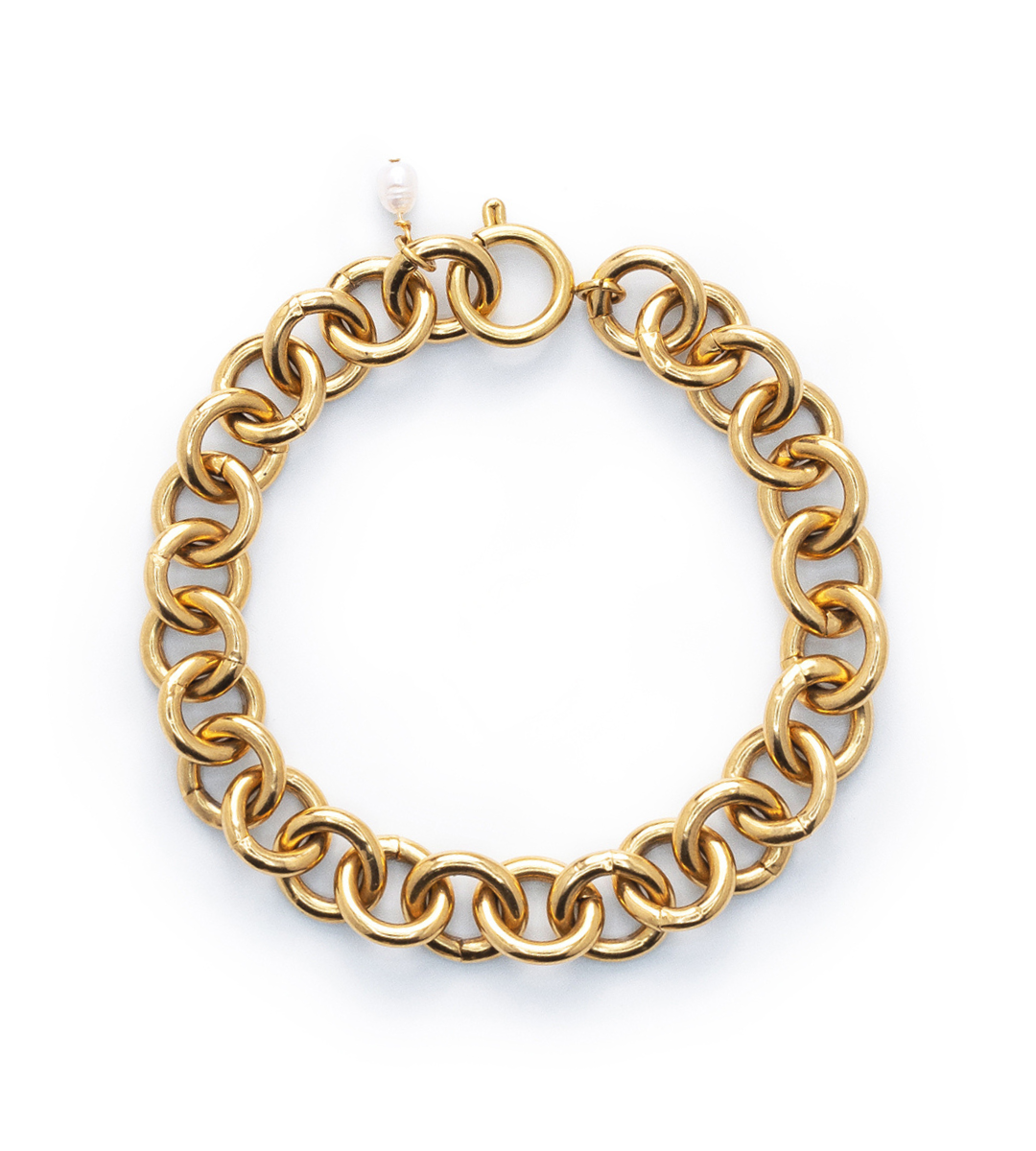 Goldenes Stundenarmband