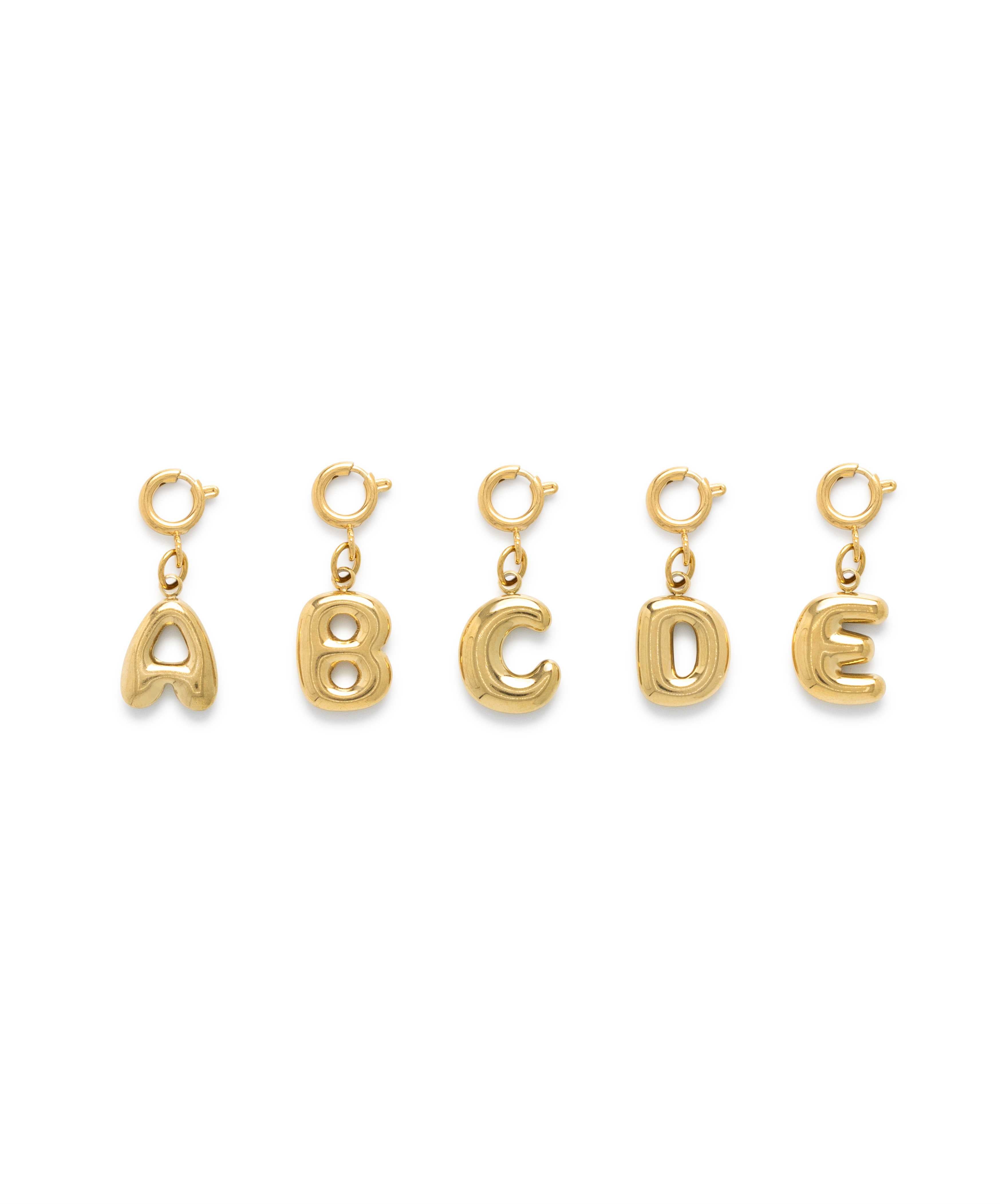 Bubble Letter Charm
