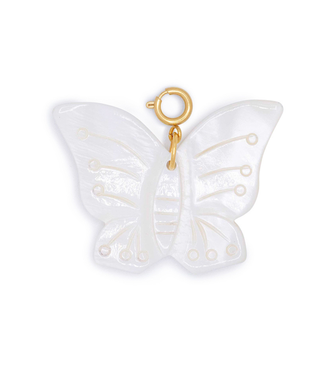 Shell Butterfly Charm