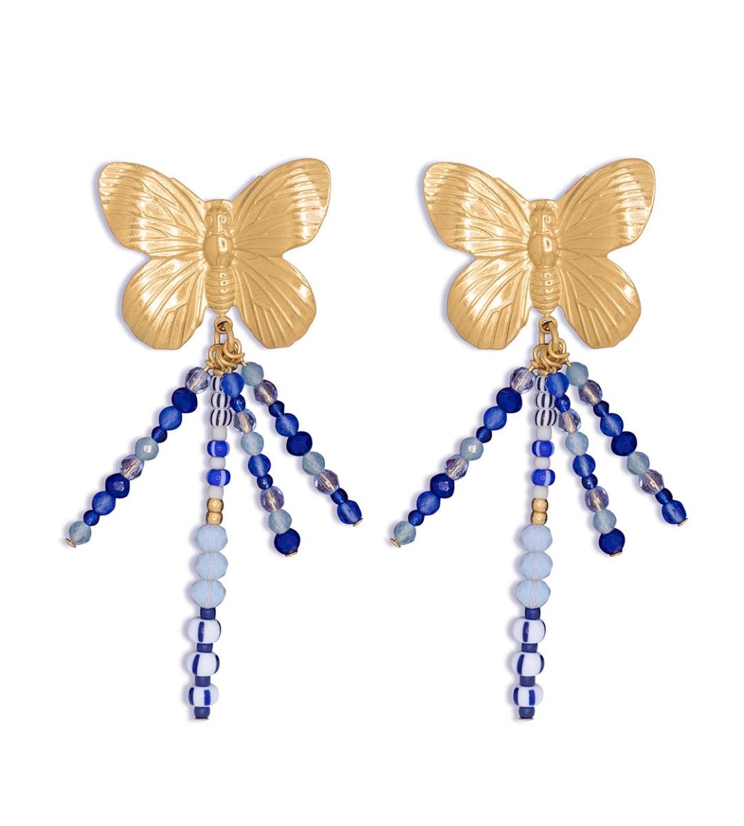 Azure Butterfly Earrings