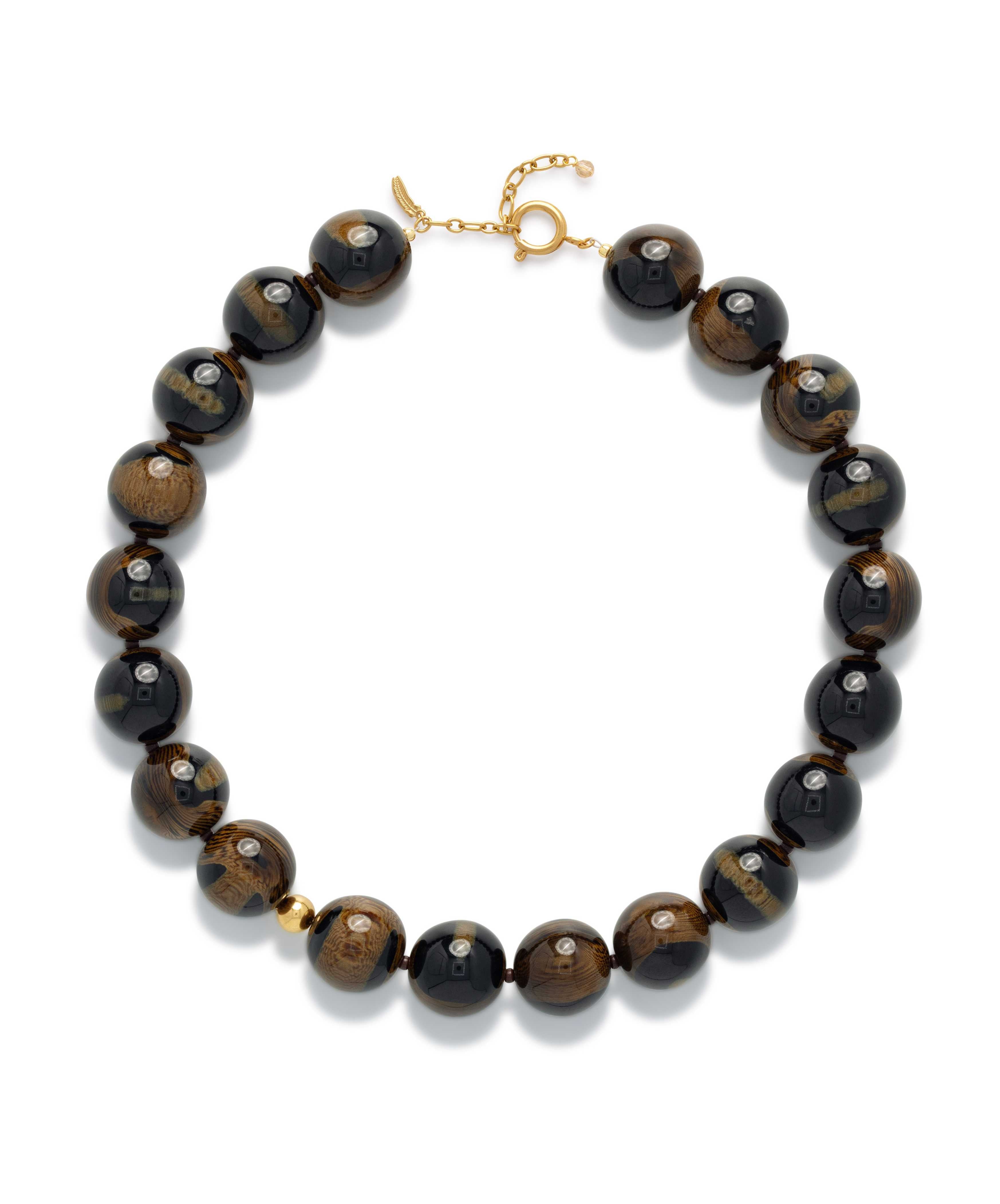 Chunky kralen ketting, bollen ketting, grote ketting met kralen 