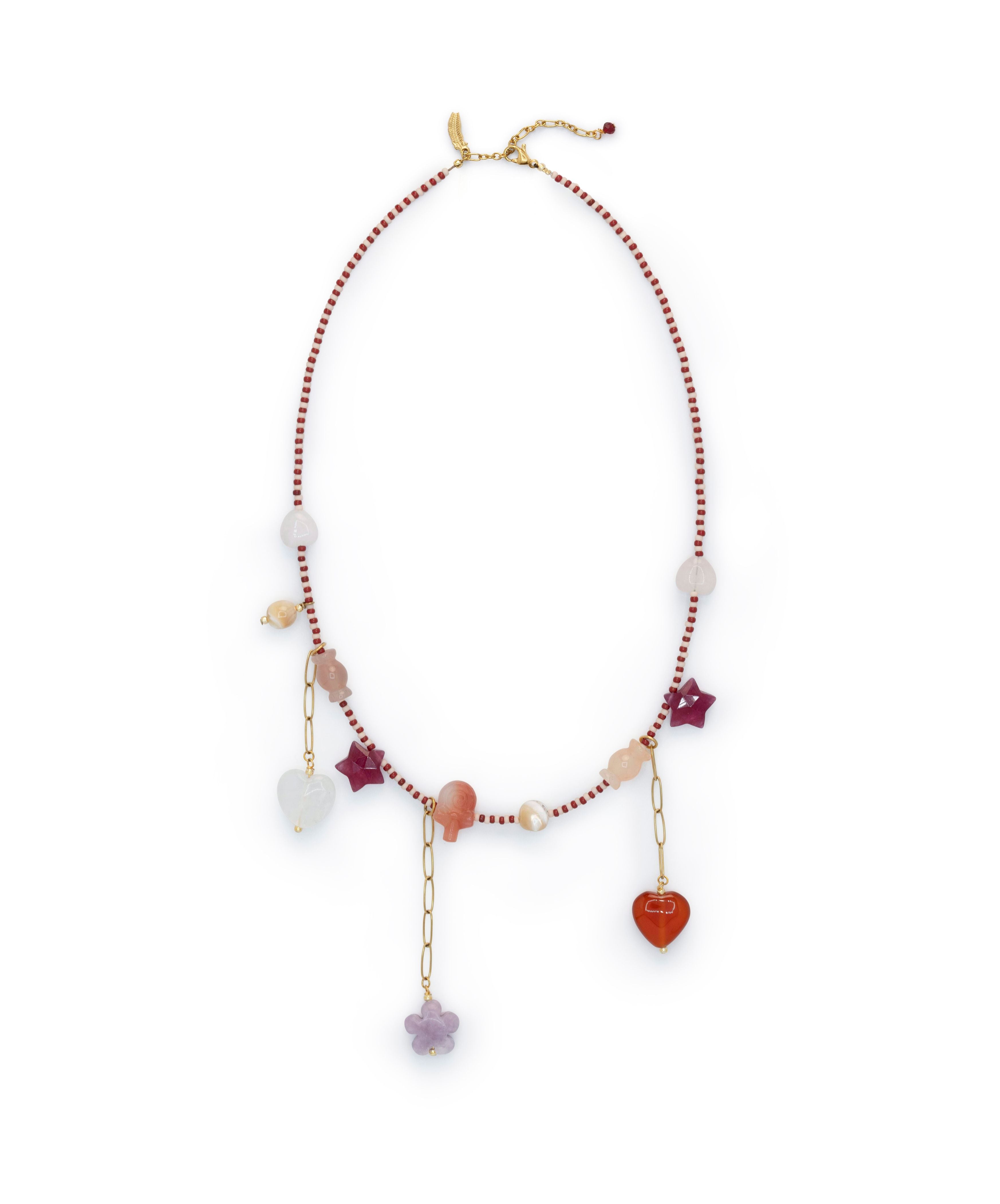 Dazzling Dazzle Necklace Red