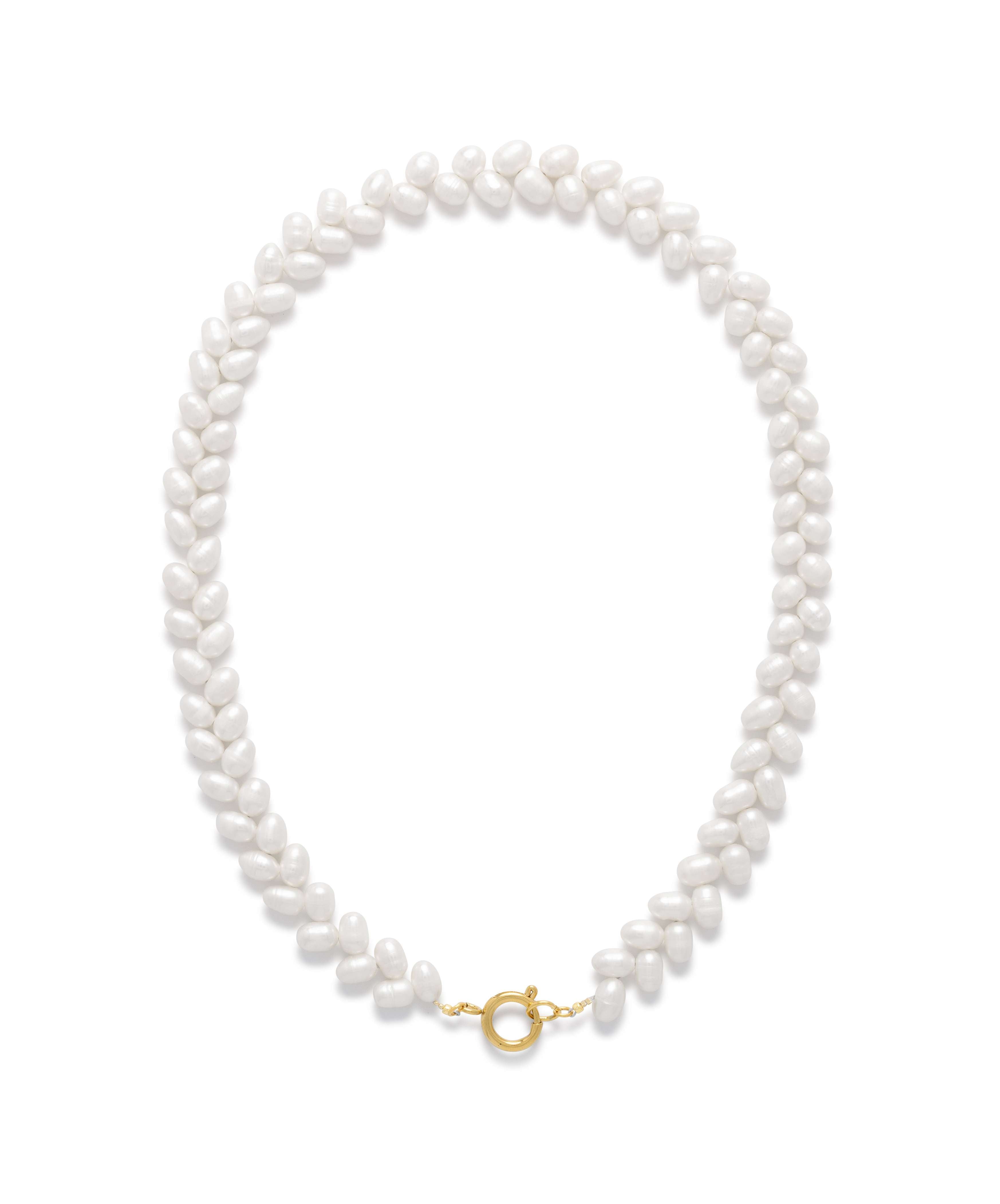 Pearl Petal Necklace